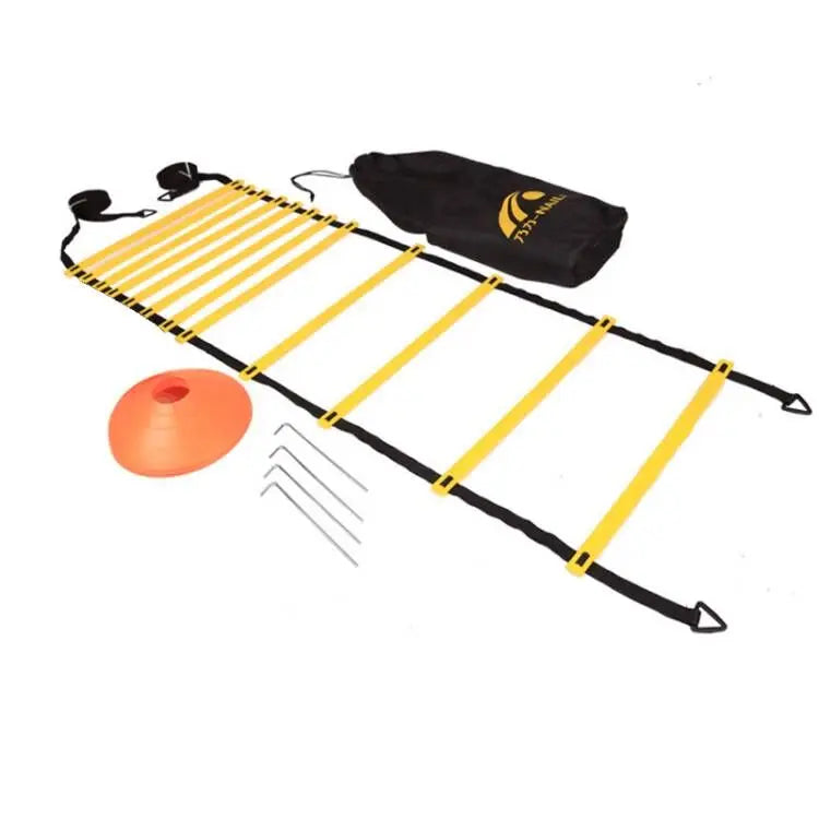 Footwork Fitness Set Soccer Football Speed Agility Training Ladder Marker Disc Resistance Parachute Rope skipping Equipment Kit