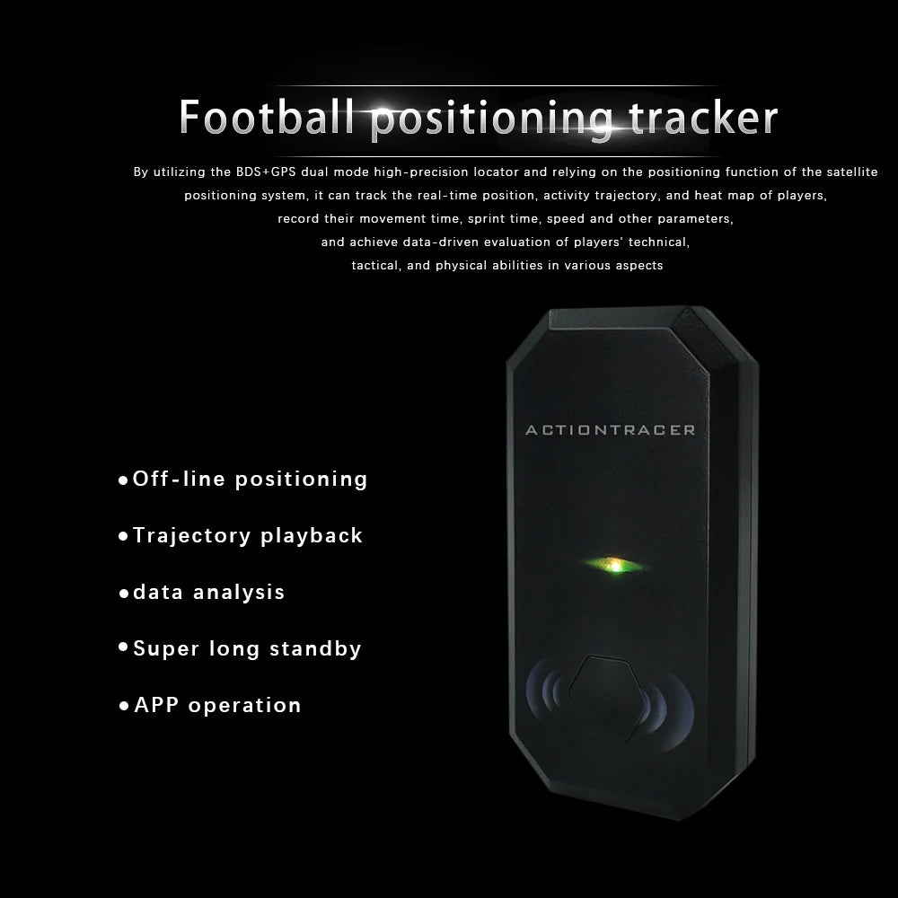 Soccer gps tracker football heatmap trajectory with vest as statsports soccerbee