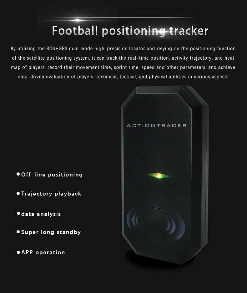 Soccer gps tracker football heatmap trajectory with vest as statsports soccerbee